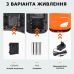 Портативний термотрансферний принтер UKRMARK RM-910 Orange, Клавіатура: ABC, Ширина стрічки: 6/9/12 mm, сумісний із картриджами Brother TZe