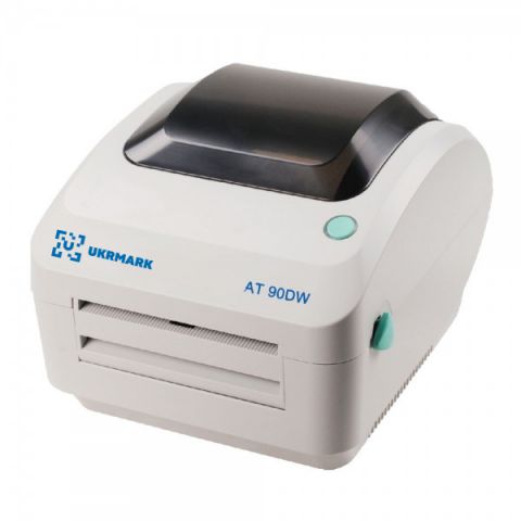Настільний принтер етикеток, QR та штрих-кодів UKRMARK AT90DW/USB+WiFi. Принтер прямого термопереносу.