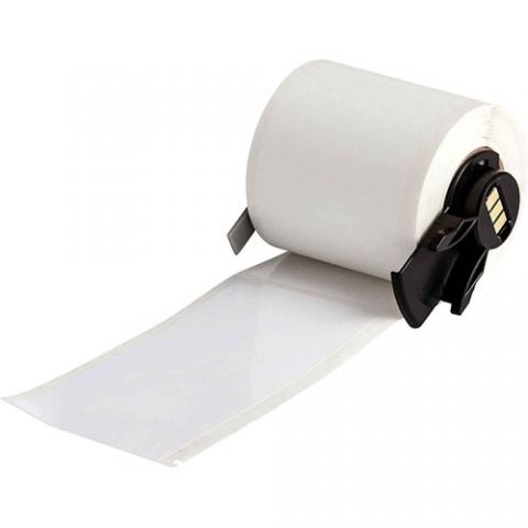 Бумажные самоклеящиеся этикетки BRADY PTL-38-424, размеры этикетки: 48.26 х 101.6 мм., белые, рул.100 шт. Для принтеров M611, BMP61, BMP71