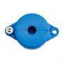 Блокиратор затворных вентилей, раздвижной, синий, диаметр круглого элемента 25-64 мм