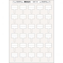 Этикетки ELAT-45-425 "флажок Т-форма", 750шт в комплекте (30шт на 1 листе, 25 листов