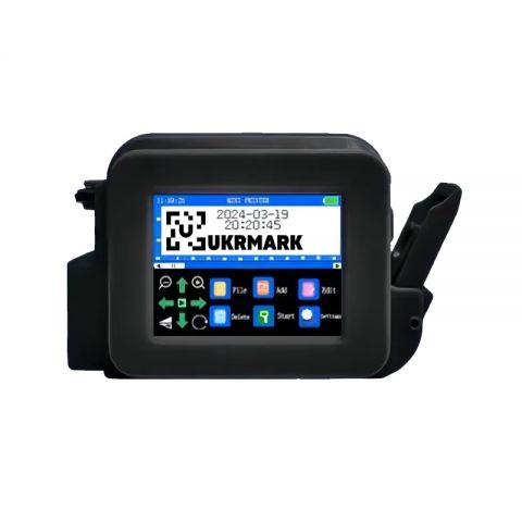 Каплеструйный мини принтер UKRMARK 2602 MINI 12,7мм, чорный